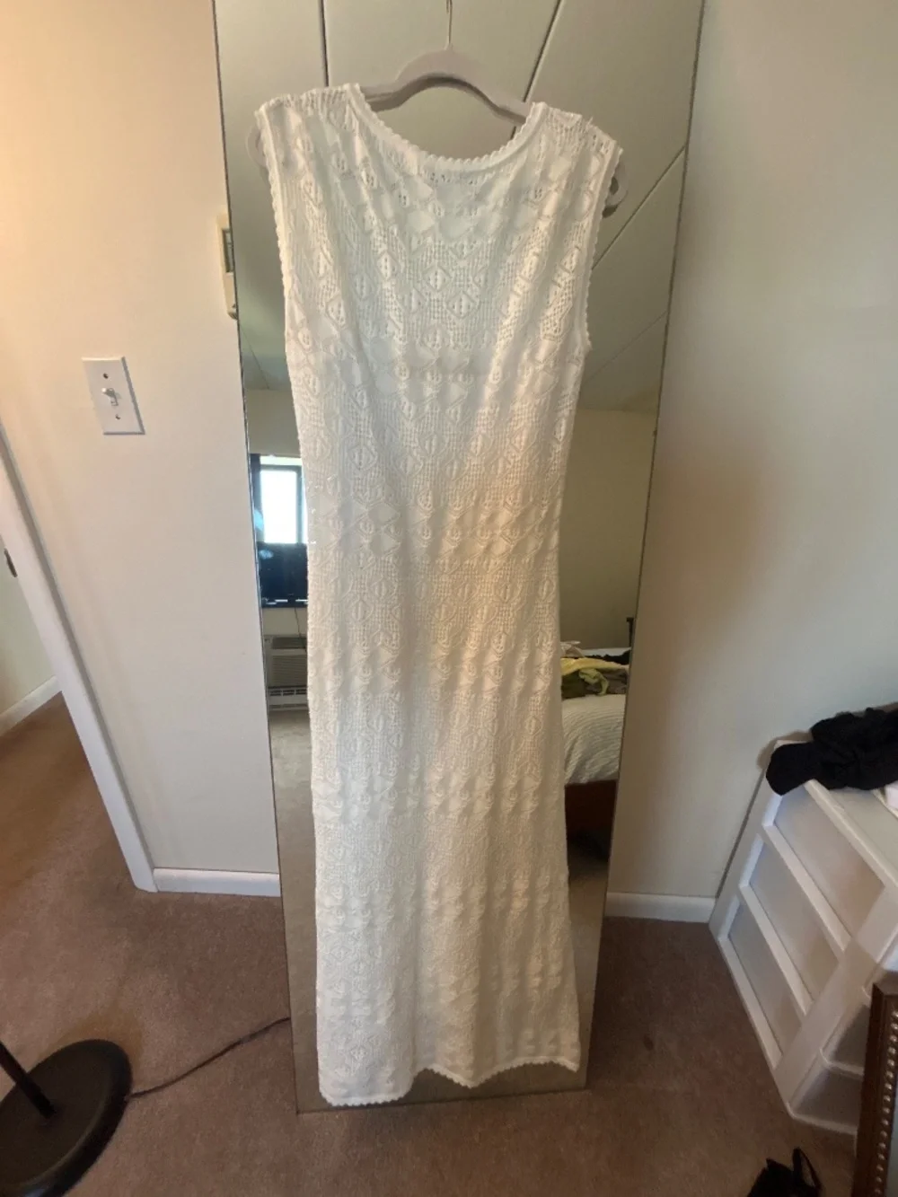 A&F white dress